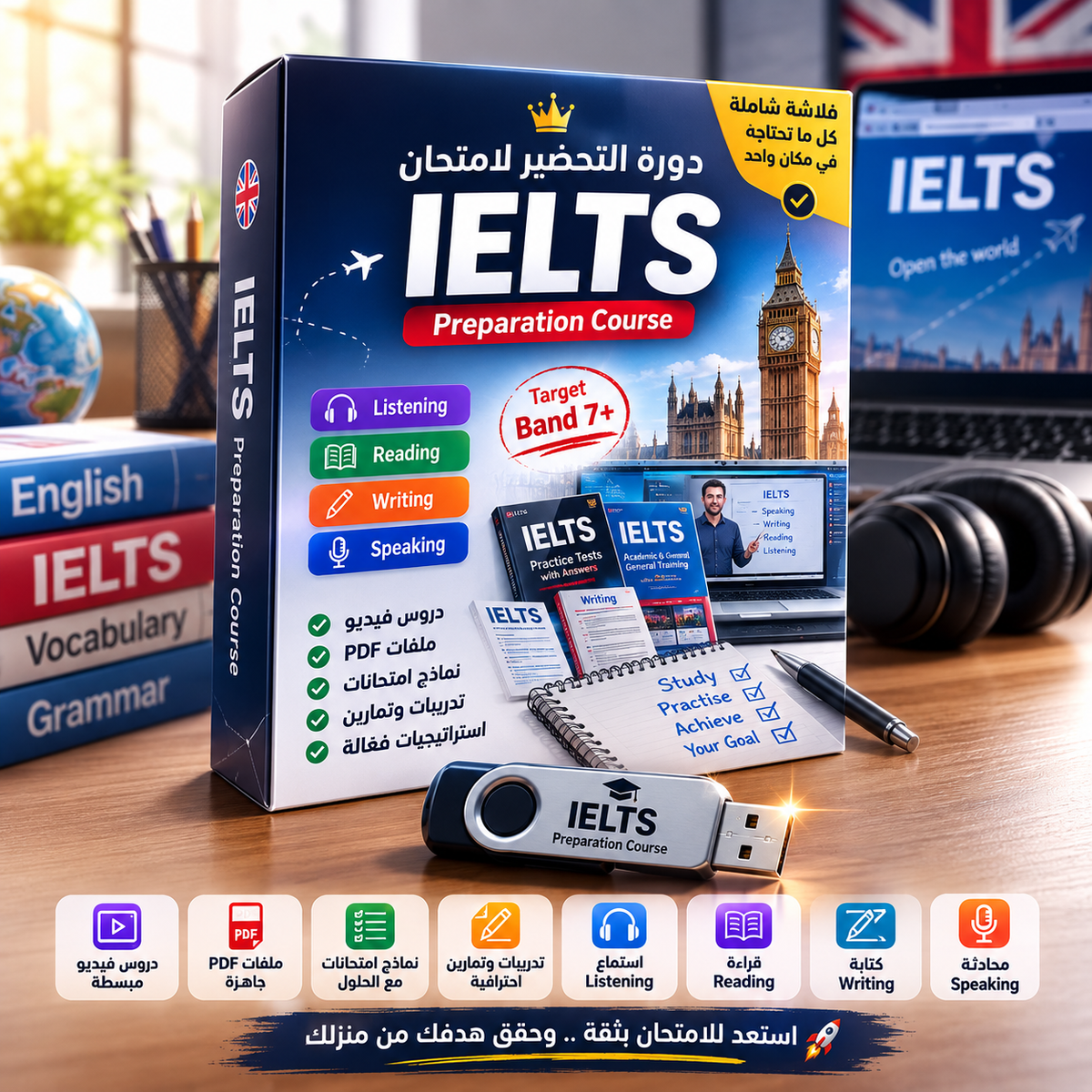 دورة التحضير لامتحان IELTS